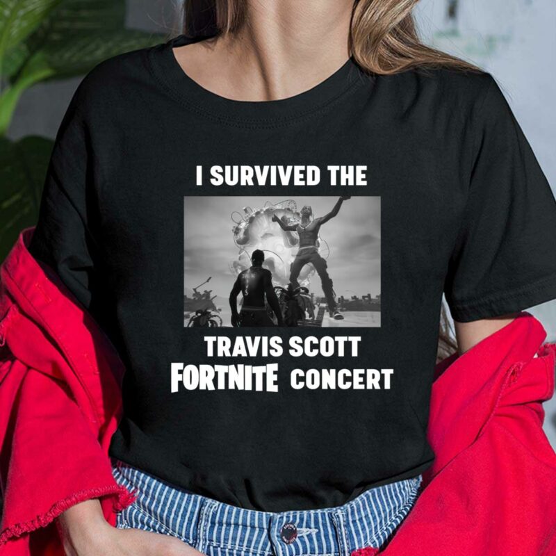 I Survived The Travis Scott Fortnite Concert Shirt, Hoodie, Sweatshirt, Women Tee