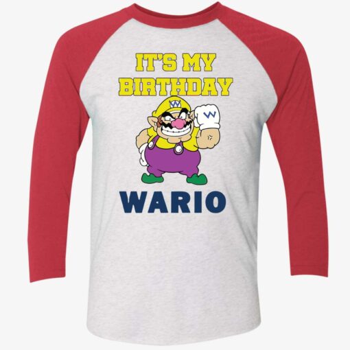 It's My Birthday Wario Shirt, Hoodie, Sweatshirt, Women Tee $19.95