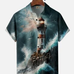 Lighthouse Hawaiian Shirt