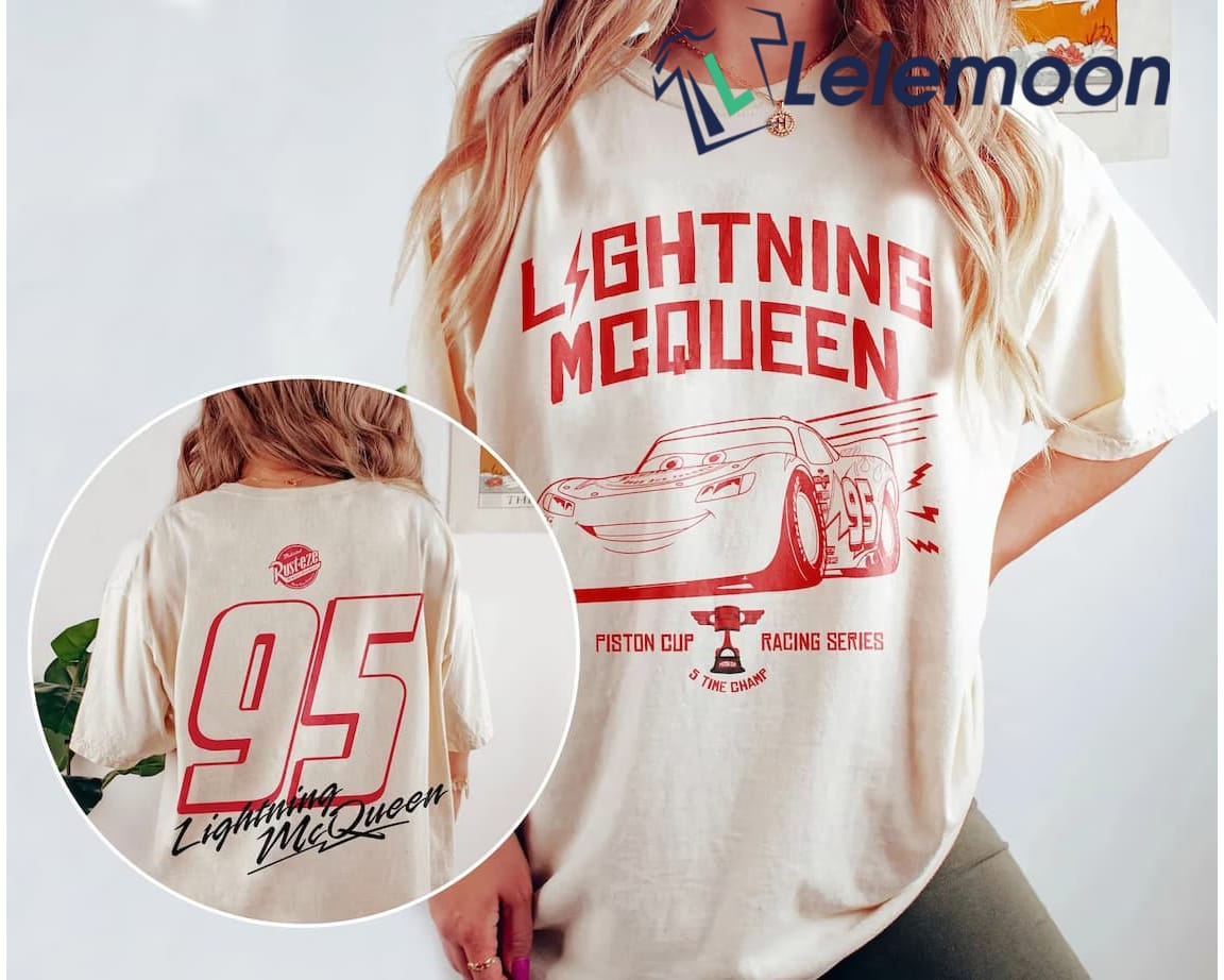 Lightning mcqueen shirt for on sale adults