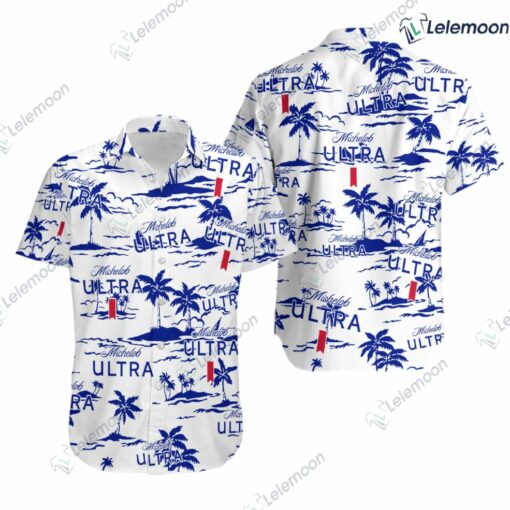 Michelob Ultra Hawaiian Beach Pattern Shirt