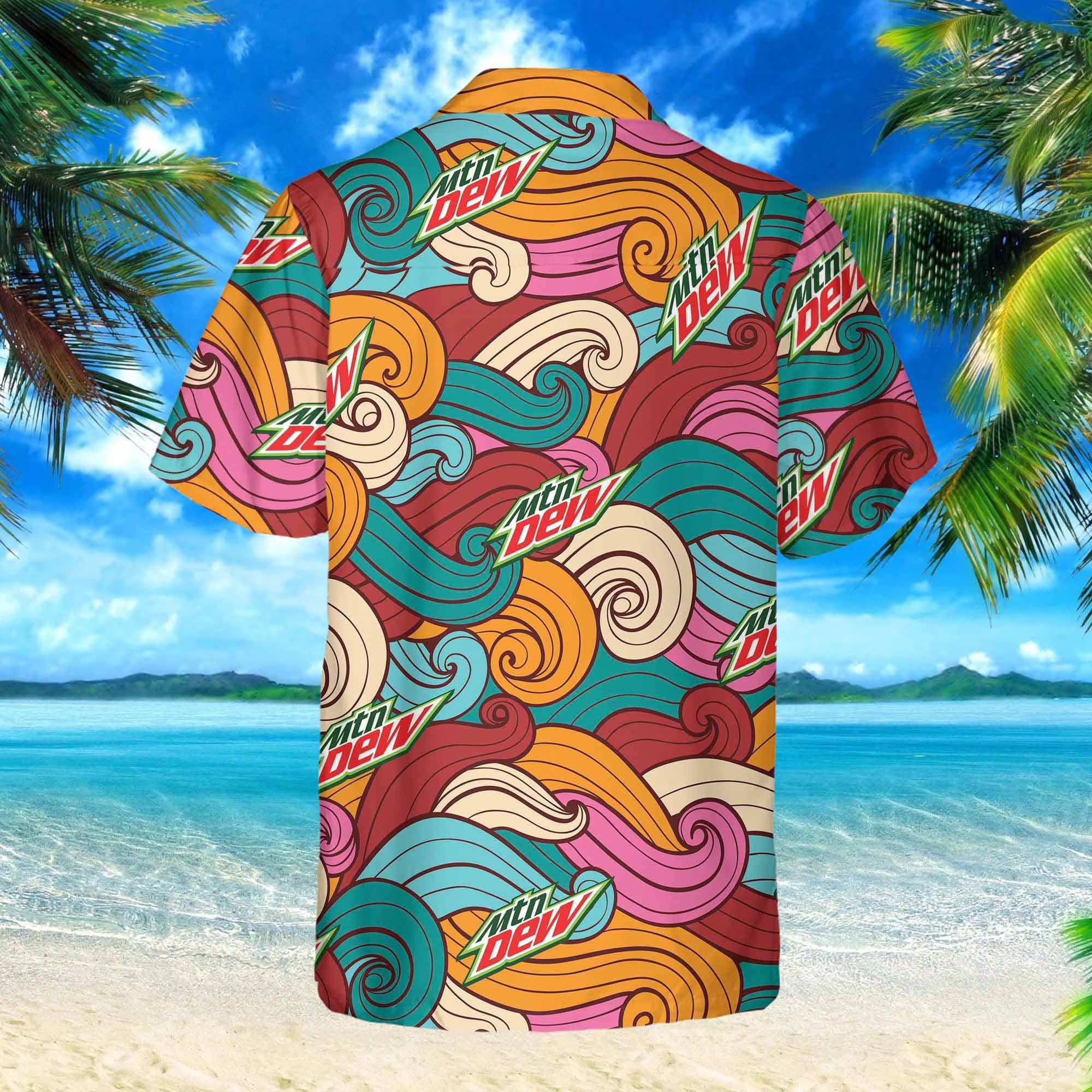 Mountain Dew Hawaiian Shirt Mountain Dew Hawaiian Shirt $34.95