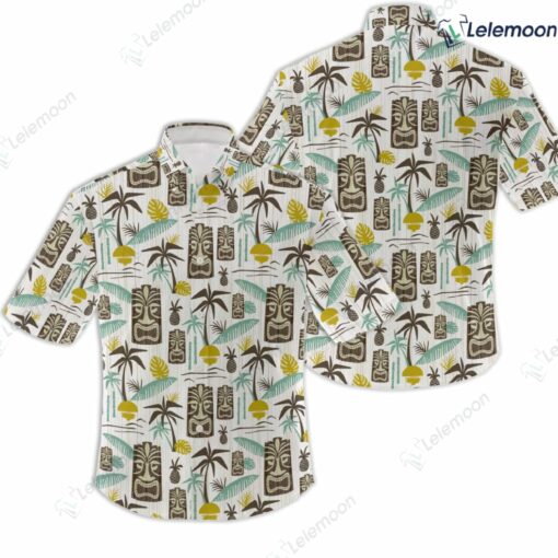 New Tiki Tiki Pattern Aloha Hawaiian Shirt
