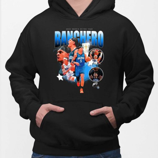 Paolo Banchero 2023 Rookie Of The Year Shirt, Hoodie, Sweatshirt, Women Tee