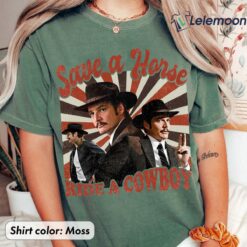Pedro Pascal Save A Horse Ride A Cowboy Shirt