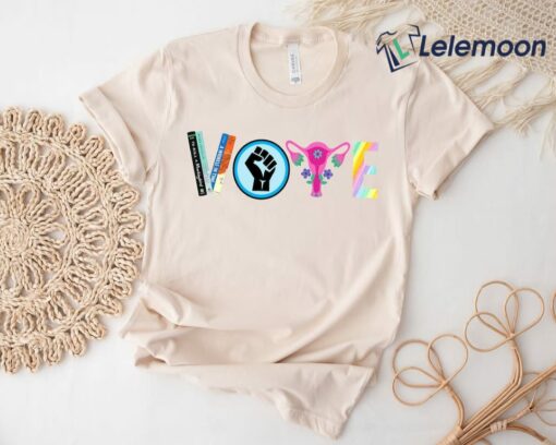 Reproductive Rights Vote Shirt Banned Books Shirt