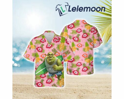 Shrek Hawaiian Aloha Shirt $34.95