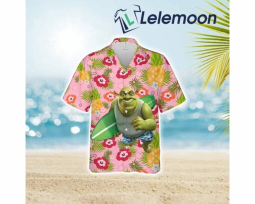 Shrek Hawaiian Aloha Shirt $34.95