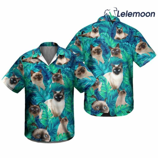 Siamese Cat Hawaiian Shirt