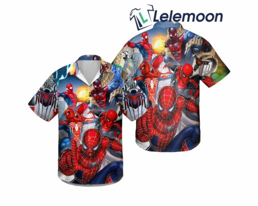 Spiderman Hawaiian Aloha Shirt