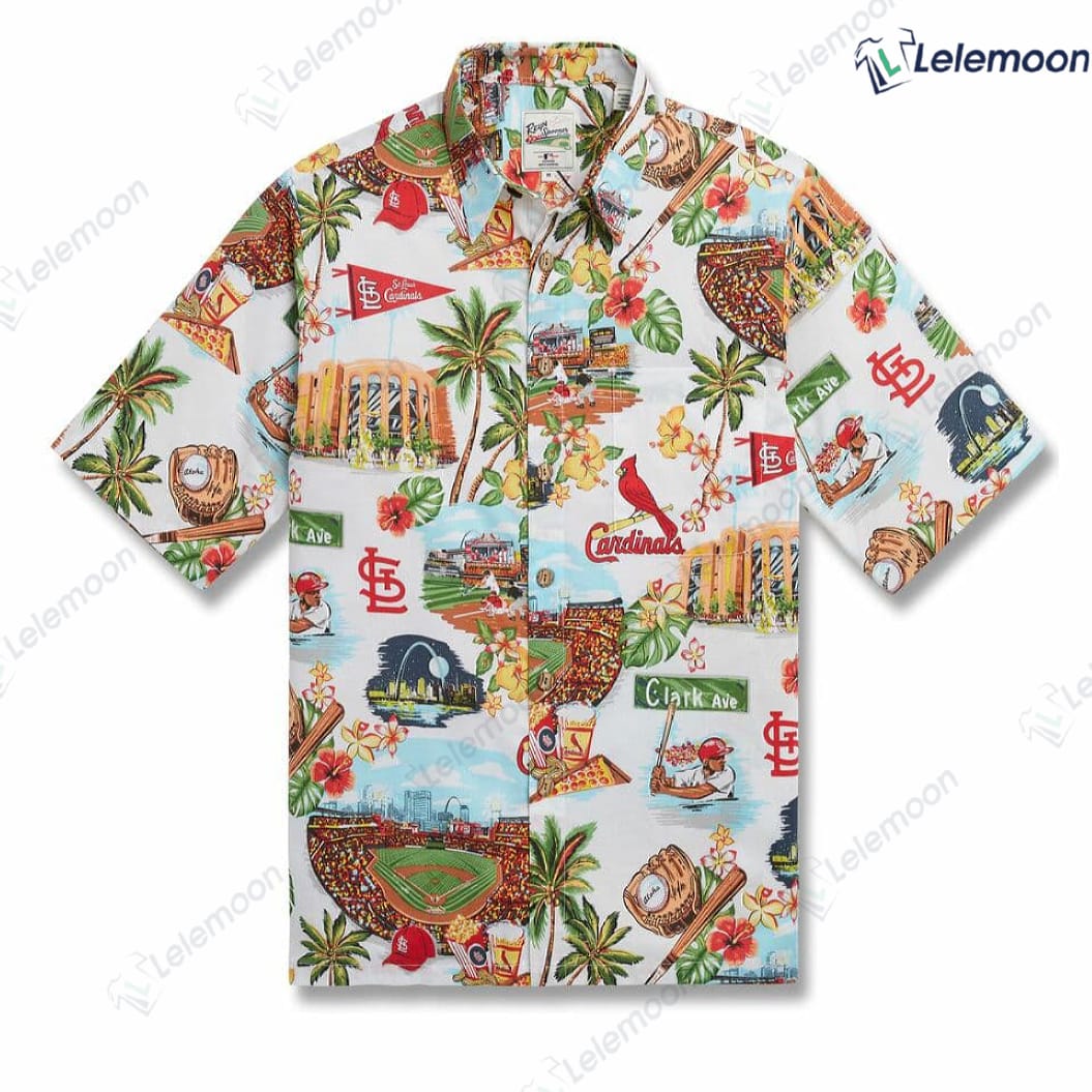 St Louis Cardinal's Fit Scenic Hawaiian Shirt - Lelemoon