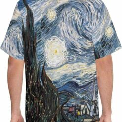 Starry Night Art Hawaiian Shirt $34.95 Starry Night Art Hawaiian Shirt 3