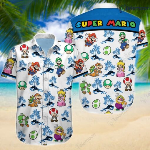 Super Mario Hawaiian Shirt