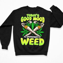 To Day Good Mood Is Sponsored By Weed Shirt, Hoodie, Sweatshirt, Women Tee $19.95