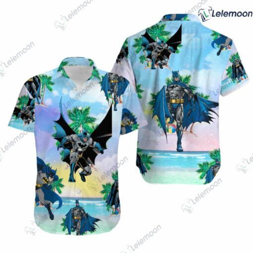 Tropical Flower Batman Hawaiian Shirt