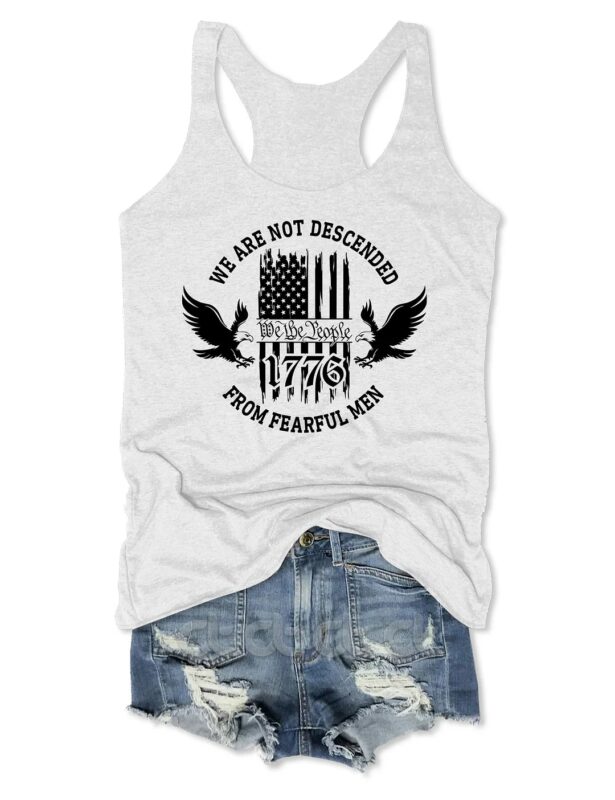 We Are Not Descended From Fearful Men Tank Top We Are Not Descended From Fearful Men Tank Top