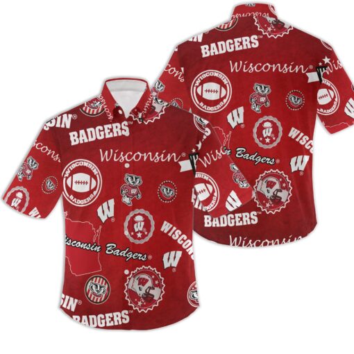 Wisconsin Hawaiian Shirt $34.95
