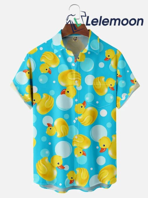 Yellow Ducks Hawaiian Shirt