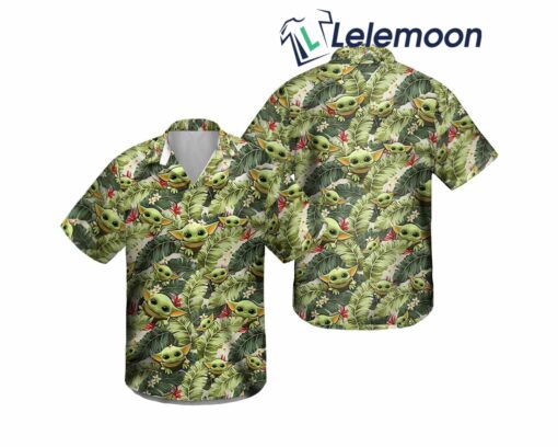 Baby Yoda Hawaiian Unisex Shirt $34.95
