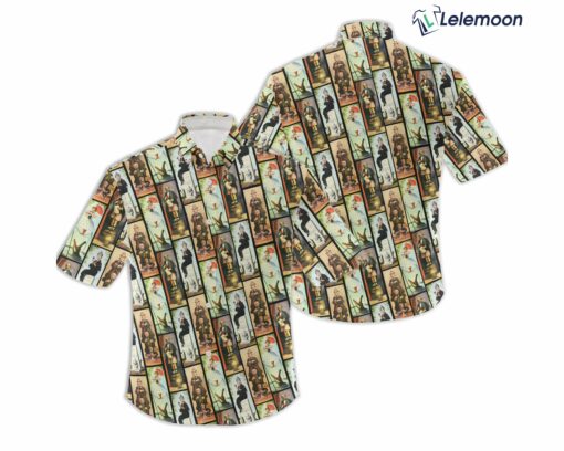 Haunted Mansion Stretch Paintings Parks Hawaiin Shirt $34.95