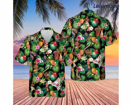 Princess Moana Summer Hawaiian Shirt $34.95