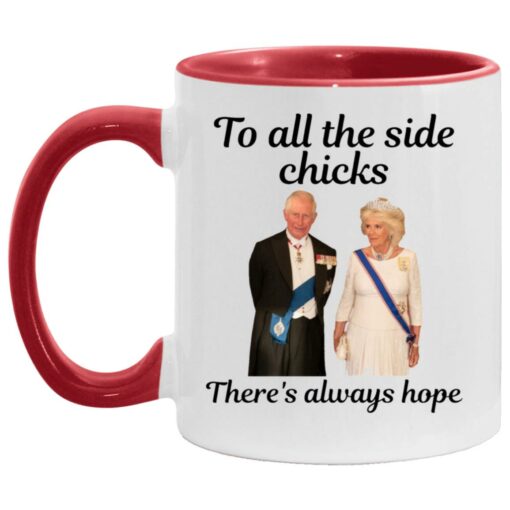 King Charles III & Camilla Coronation Side Chicks Mug $15.95