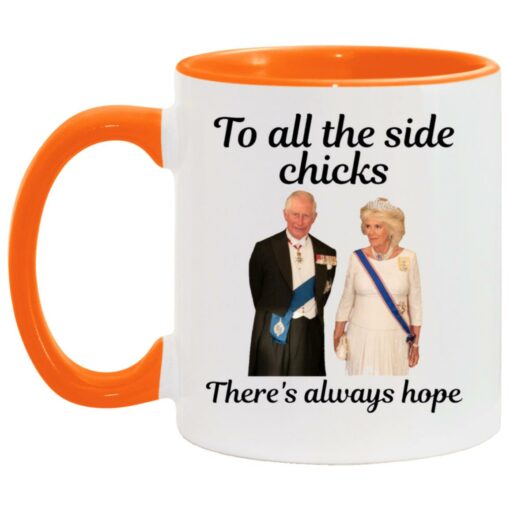 King Charles III & Camilla Coronation Side Chicks Mug $15.95