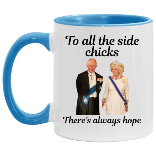 King Charles III & Camilla Coronation Side Chicks Mug $15.95