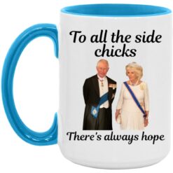 King Charles III & Camilla Coronation Side Chicks Mug $15.95