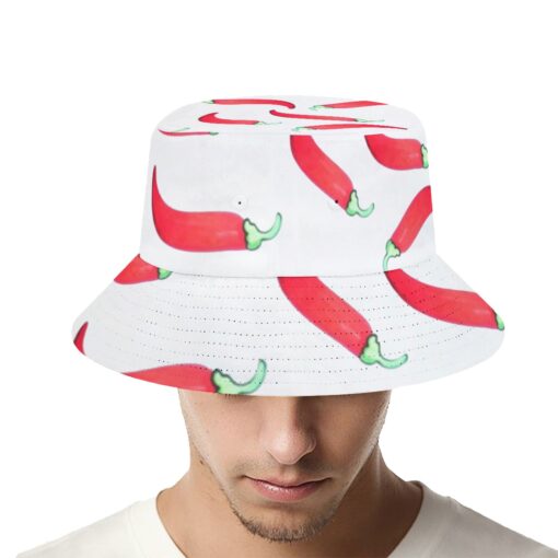 Lelemoon Carlos Sainz Chili Pepper Bucket Hat