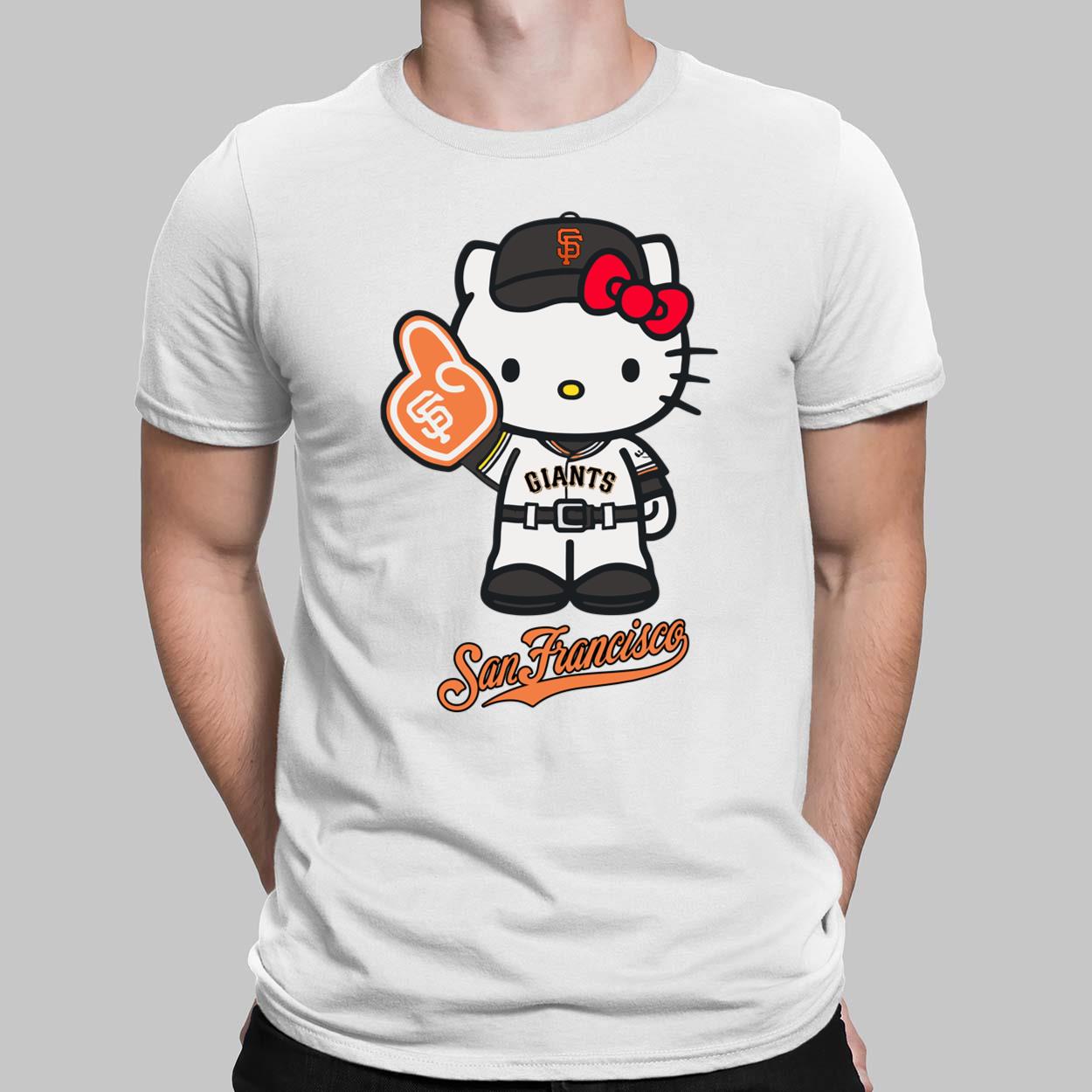 2023 San Francisco Giants Hello Kitty Giants Shirt, Hoodie, Sweatshirt,  Women Tee - Lelemoon