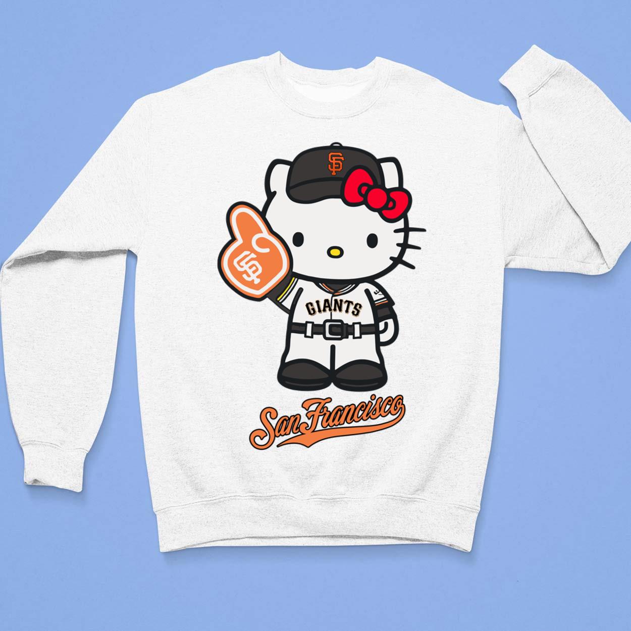 Official Logo San francisco giants hello kitty baseball t-shirt, hoodie,  longsleeve, sweater