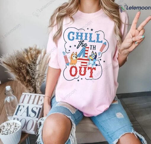 4th Of July Buey Chill The Out Fireworks Shirt $19.95