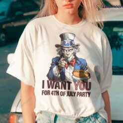 4th Of July Uncle Sam Hold Hot I Want You Shirt