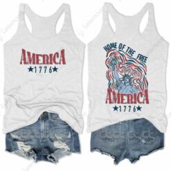 America 1776 Home Of The Free Tank Top