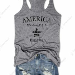 America The Beautiful Est 1776 Tank Top $26.95