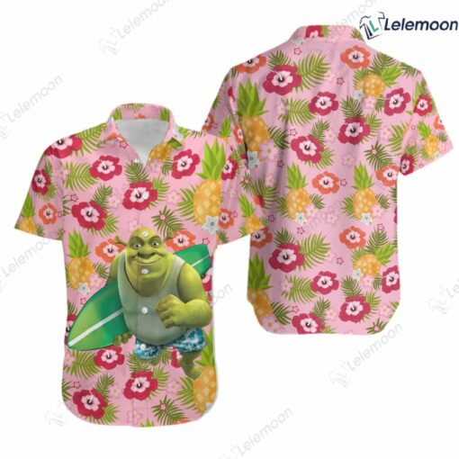 Animal Kingdom Shrek Hawaiian Aloha Shirt $36.95