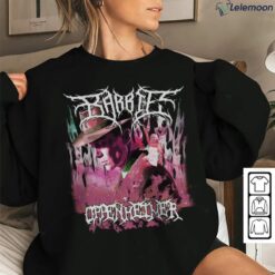 Barbie Oppenheimer Black Metal Shirt Vintage 90s $19.95