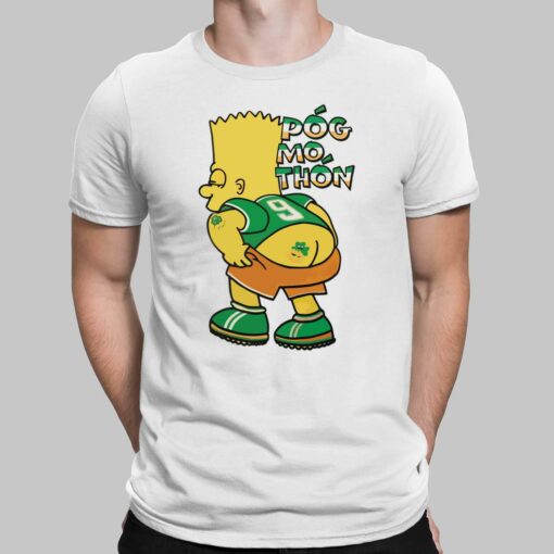 Bart Simpson Pog Mo Thon Shirt