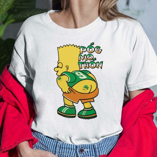Bart Simpson Pog Mo Thon Shirt