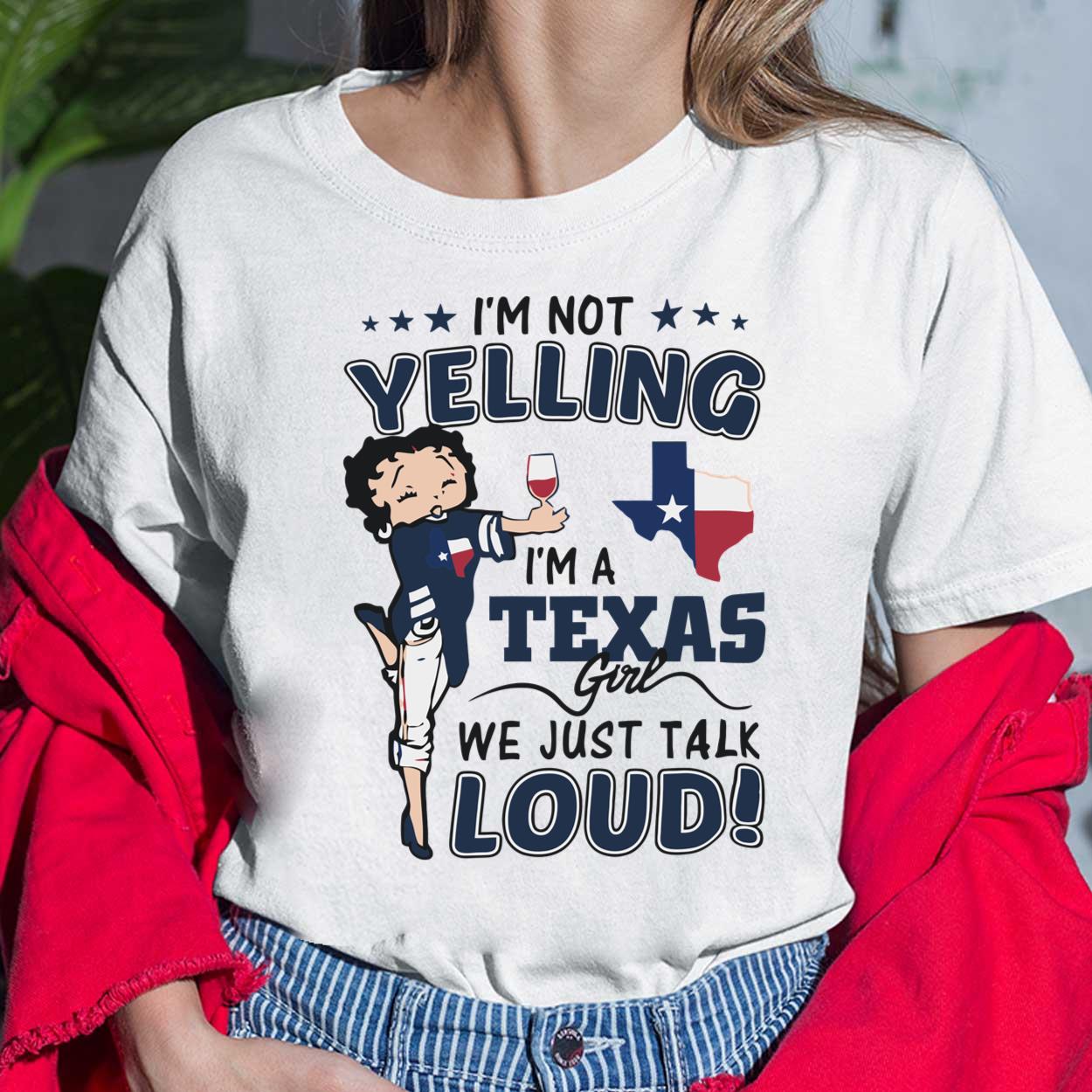 vedlægge kinakål Misbrug Betty Boop I'm Not Yelling I'm A Texas Girl We Just Talk Loud Shirt, Hoodie,  Sweatshirt, Women Tee - Lelemoon