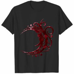 Blood Moon Crescent Moon Pagan Wicca Art Shirt $19.95