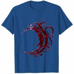 Blood Moon Crescent Moon Pagan Wicca Art Shirt