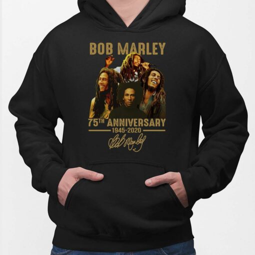 Bob Marley 75th Anniversary 1945 2020 Shirt, Hoodie, Sweatshirt, Women Tee