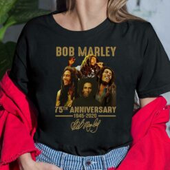 Bob Marley 75th Anniversary 1945 2020 Shirt, Hoodie, Sweatshirt, Women Tee
