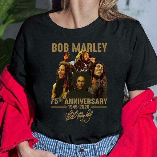 Bob Marley 75th Anniversary 1945 2020 Shirt, Hoodie, Sweatshirt, Women Tee