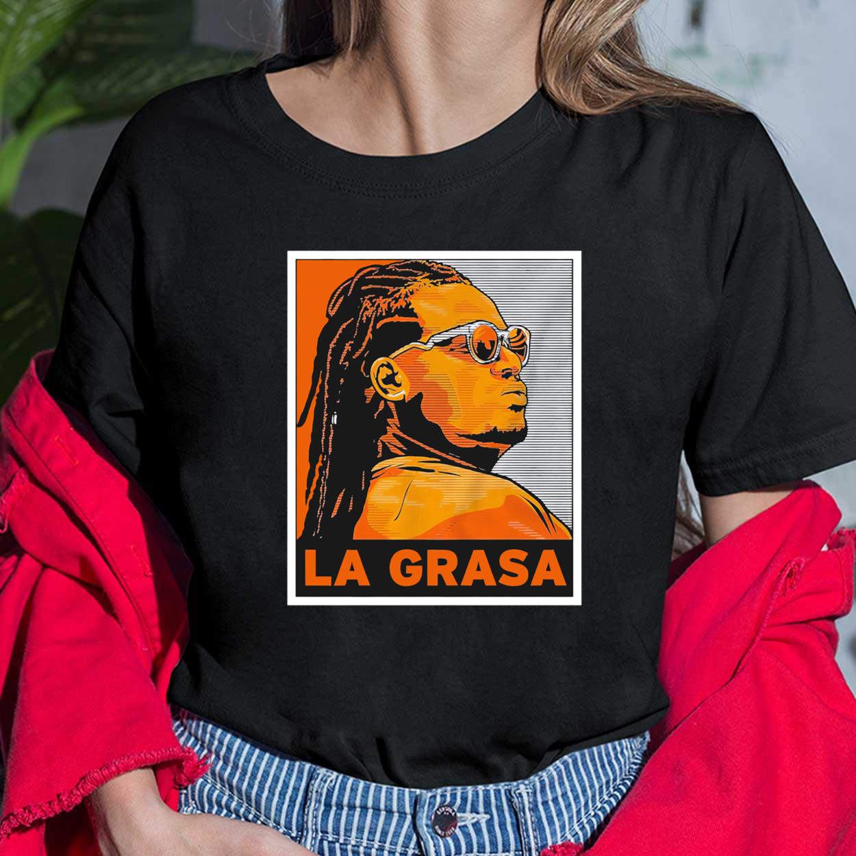 Bryan Abreu La Grasa Shirt, Hoodie, Sweatshirt, Women Tee - Lelemoon