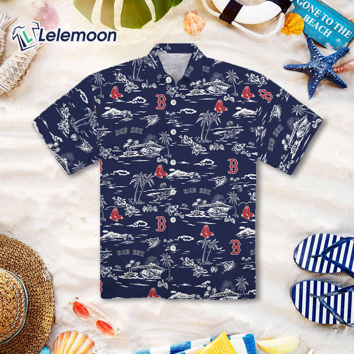 boston red sox hawaiian shirt