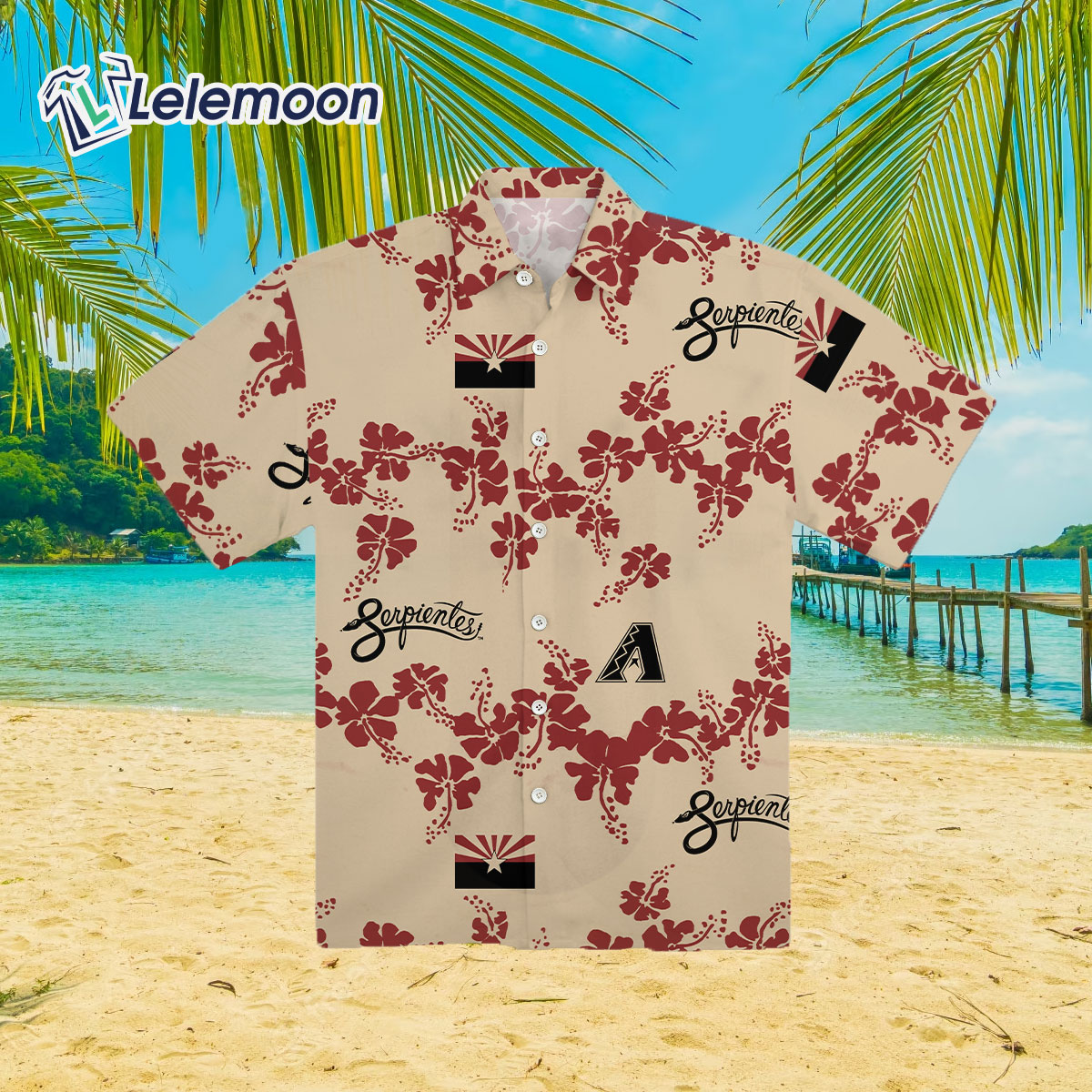 Arizona Diamondbacks City Connect Hawaiian Shirt - Lelemoon