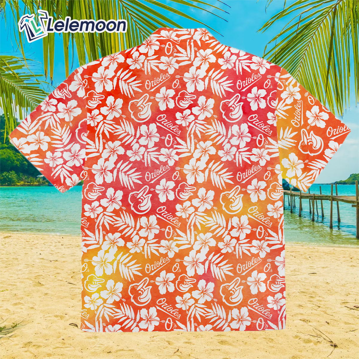 MLB Baltimore Orioles Logo Hot Hawaiian Shirt Gift For Men And